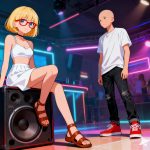 dreamina-2025-12-05-7581-A zierliches Anime-Mädchen mit einer blo...